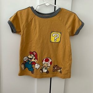 Boys Size 3T Super Mario Short Sleeve Shirt